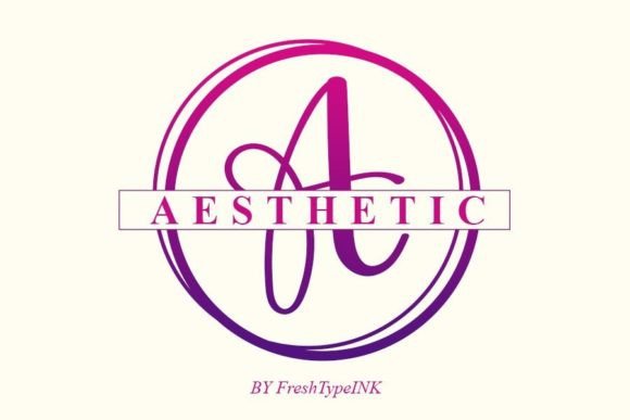 Aesthetic Monogram: A Refined Decorative Font for Handmade Brands