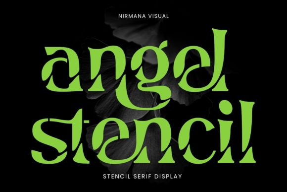 Angel Stencil: A Serif Font That Elevates Handmade Packaging & Printables