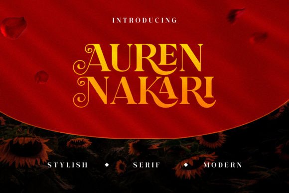 Aurennakari: A Serif Font That Breathes With Your Words