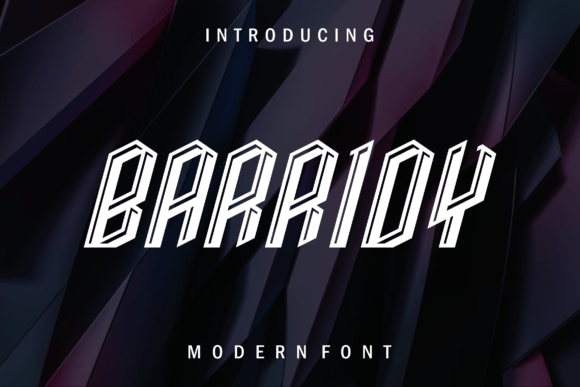 Barridy: A Modern Slab Serif Font for High-Impact Marketing