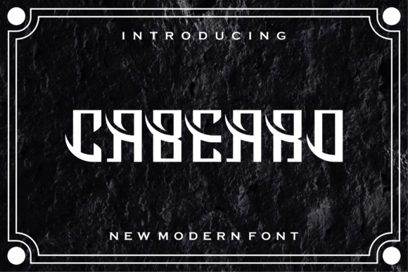 Cabearo: A Gothic Blackletter Font for Editorial Impact