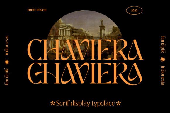 Chaviera: A Refined Serif Font for Digital Branding