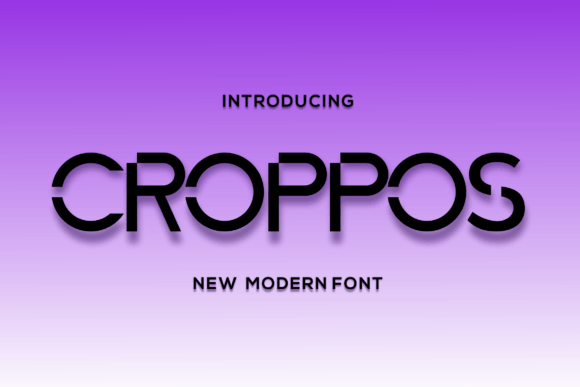 Croppos: A Refined Sans Serif for Editorial Clarity