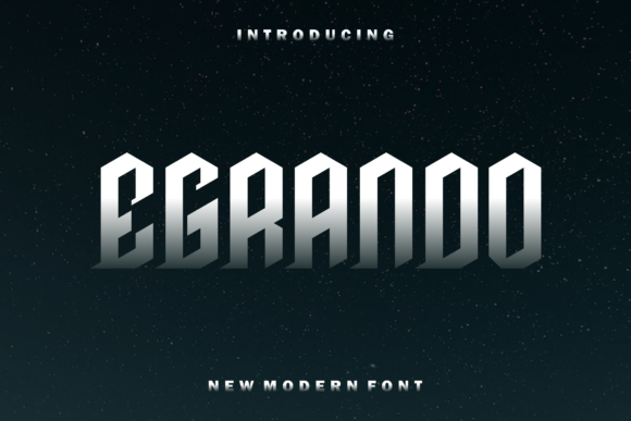 Egrando: A Modern Slab Serif That Anchors Brand Identity