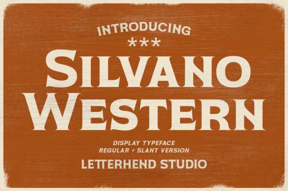 Font Choice That Speaks Volumes: Silvano Western in Action