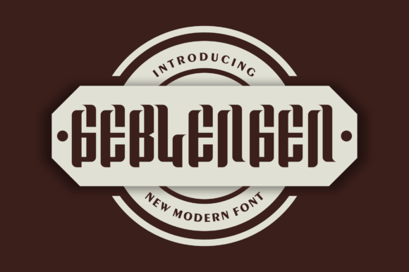 Geblengen: A Classy Slab Serif Font for Handmade Creators