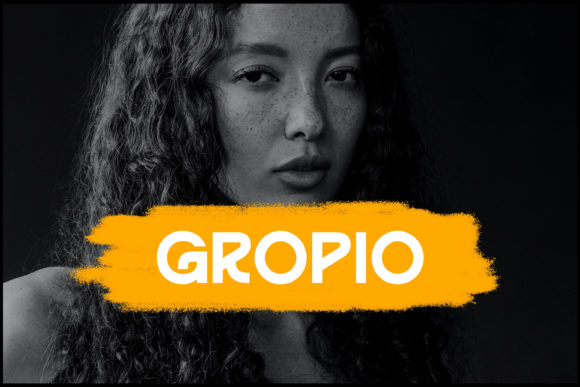 Gropio: A Clean, Adaptable Sans Serif for Digital Branding
