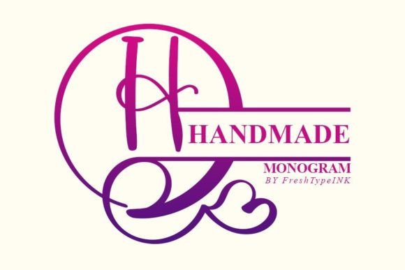 Handmade Monogram: A Refined Display Font for Campaign Headlines