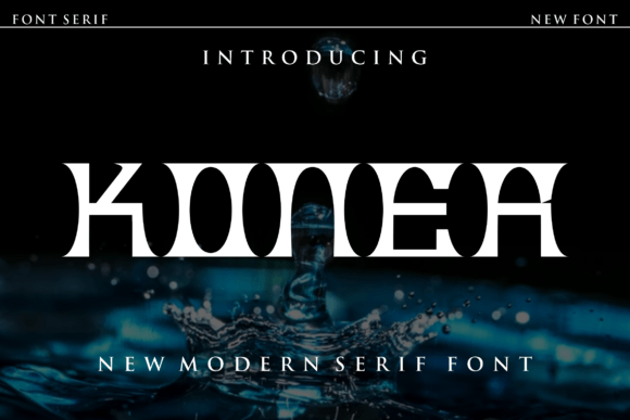 Koner: A Modern Serif Font for Digital Branding