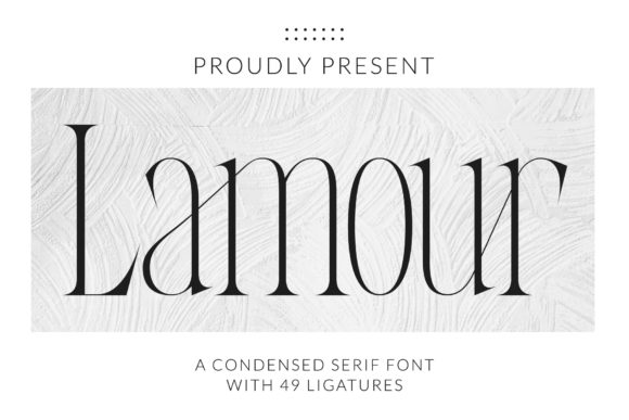 Lamour: A Stylish Serif Font for Modern Web Design