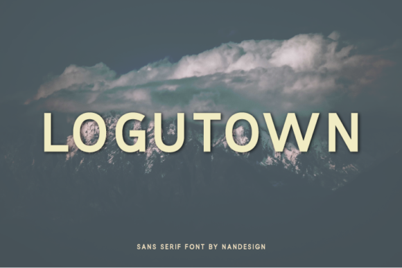 Logutown: A Clean Sans Serif Font for Digital Branding