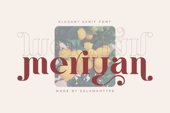 Meriyan: A Bold Serif Font for Digital Branding