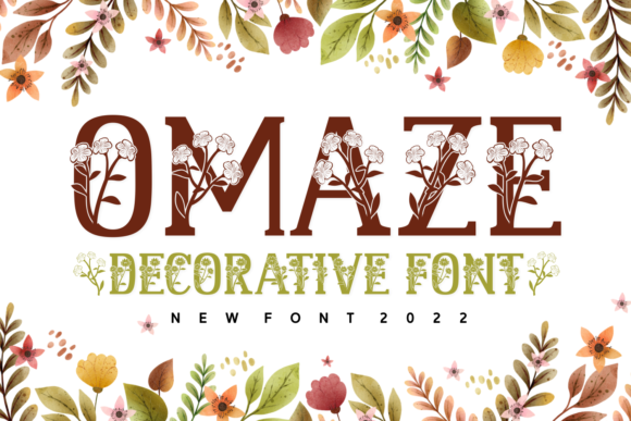 Omaze: A Decorative Font That Blooms With Editorial Warmth