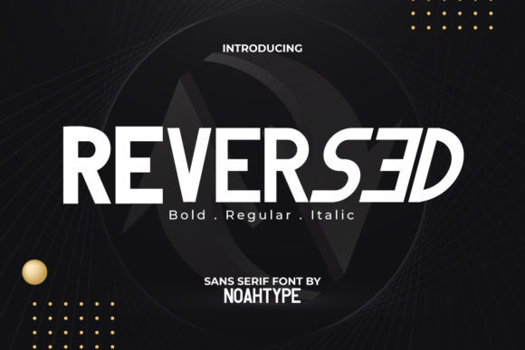 Reversed: A Bold Sans Serif Font That Cuts Through the Feed