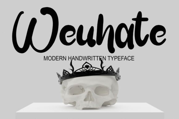 Weuhate: A Handwritten Sans Serif Font for Crafters